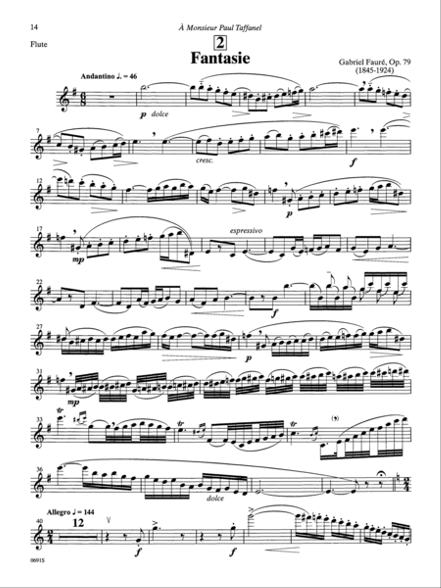 Suzuki Flute School, Volume 8 Flute scores gallery preview page 4