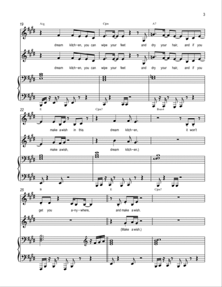 Dream Kitchen Dream Kitchen Voice scores gallery preview page 3