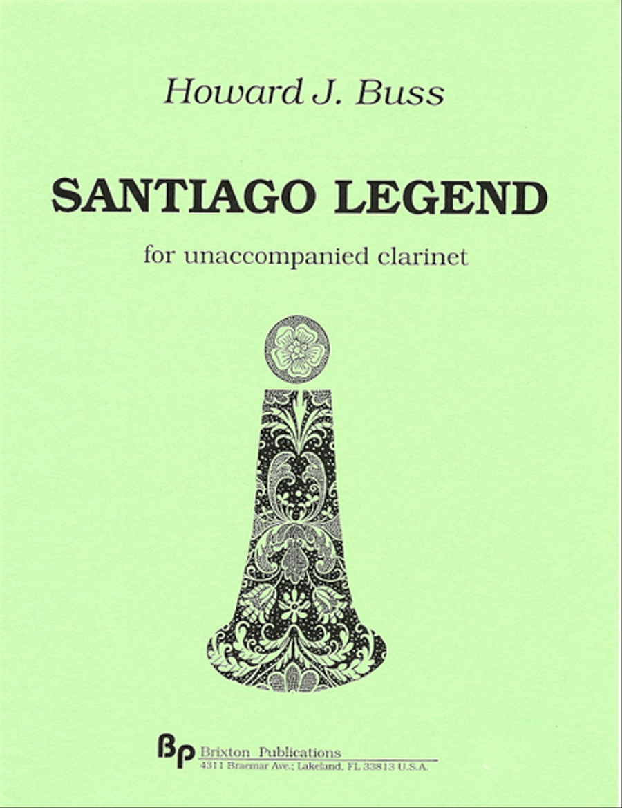 Santiago Legend Clarinet Solo scores gallery preview page 1