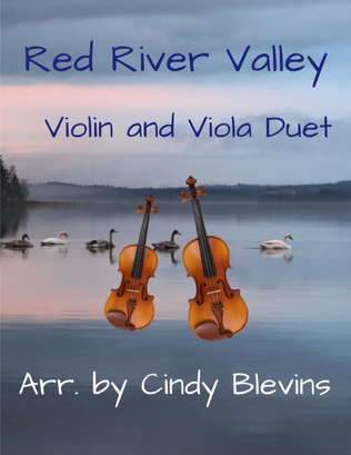 Book cover for Red River Valley, for Violin and Viola Duet