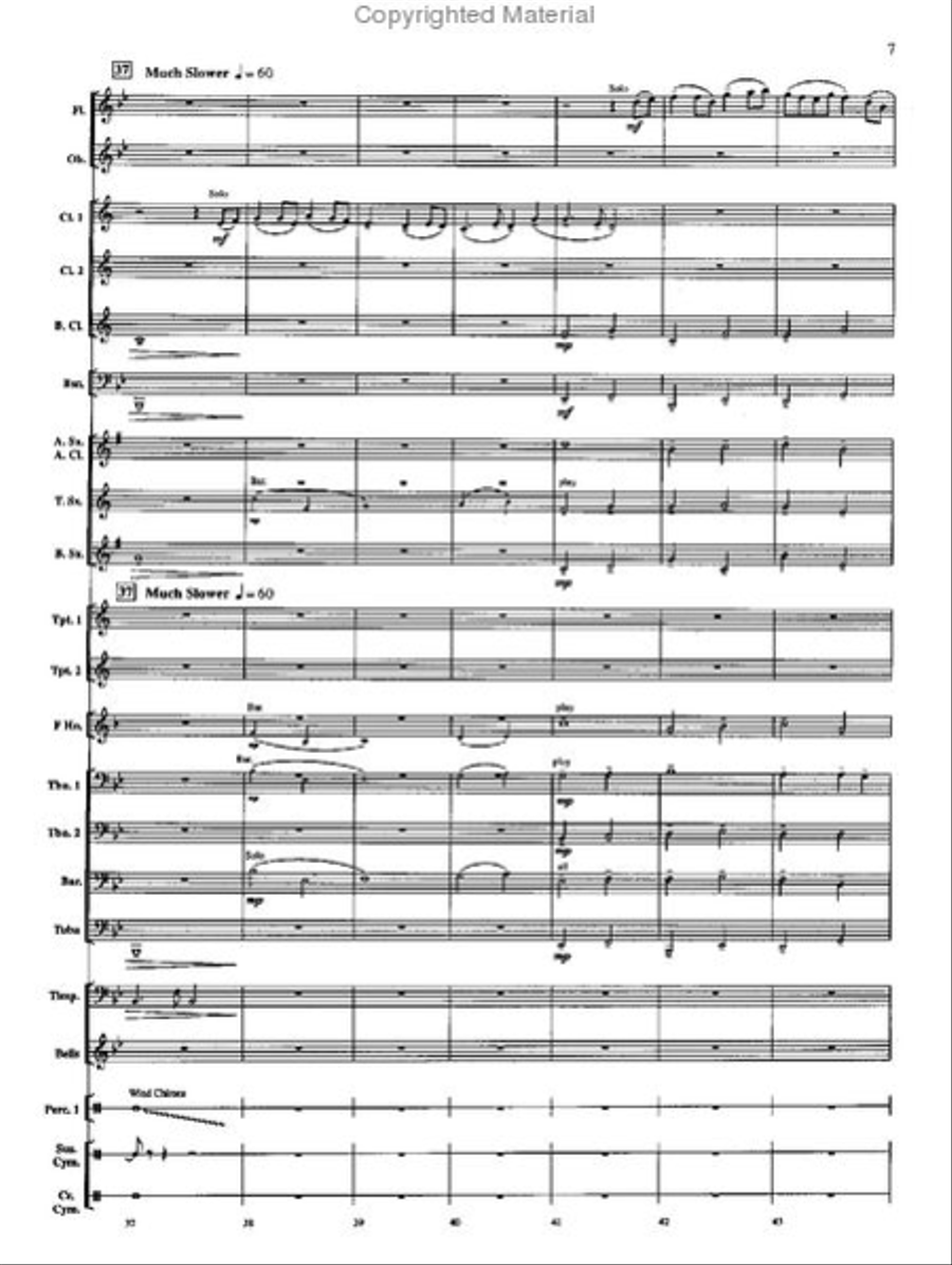 On Freedom's Wings On Freedom's Wings Concert Band scores gallery preview page 8