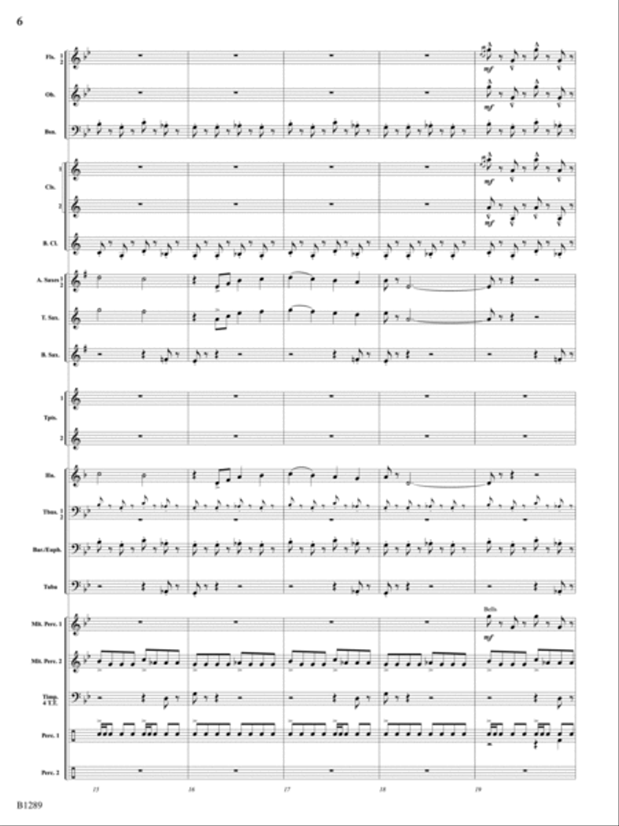 Capricorn Moon: Score Concert Band scores gallery preview page 6