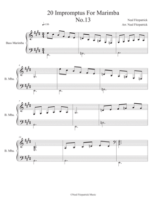 Impromptu No.13 For Marimba