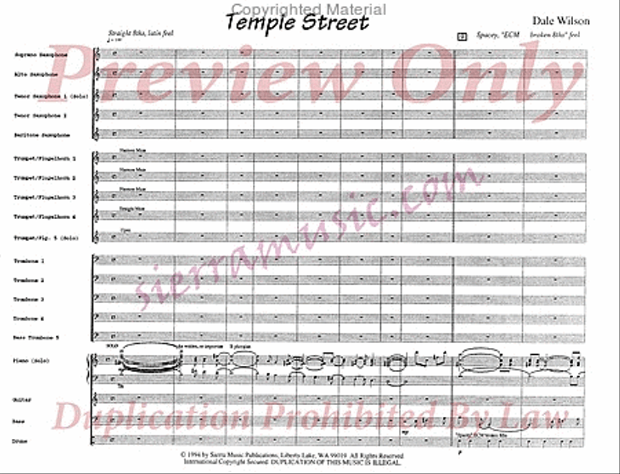 Temple Street Temple Street Jazz Ensemble scores gallery preview page 2