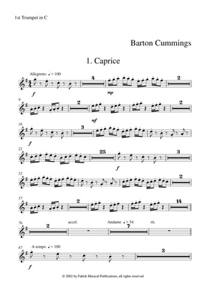 Barton Cummings: Concertino for contrabassoon and concert band, 1st C trumpet part