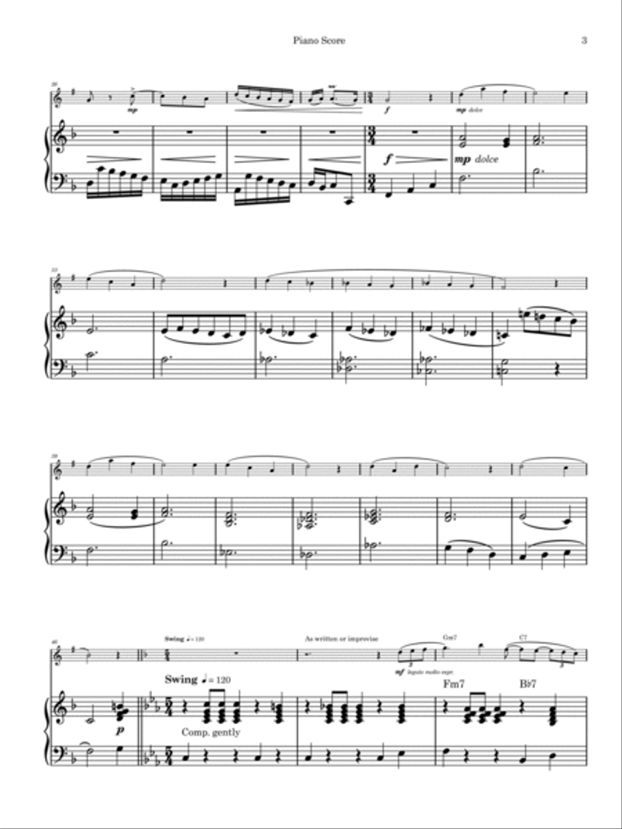 Re-Invention II Re-Invention II Clarinet Solo scores gallery preview page 3
