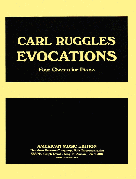 Carl Ruggles : Evocations