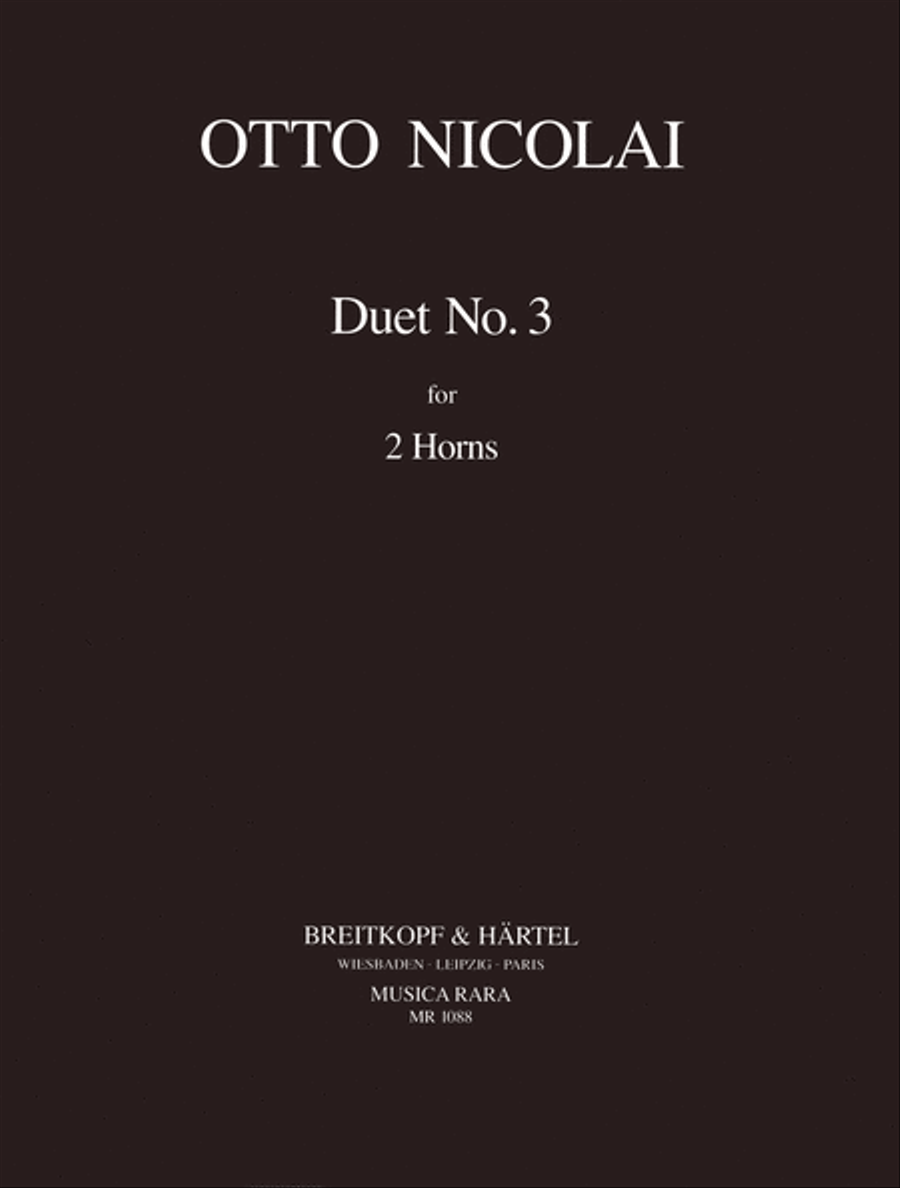 Duets Nos. 1–3 Horn scores gallery preview page 1