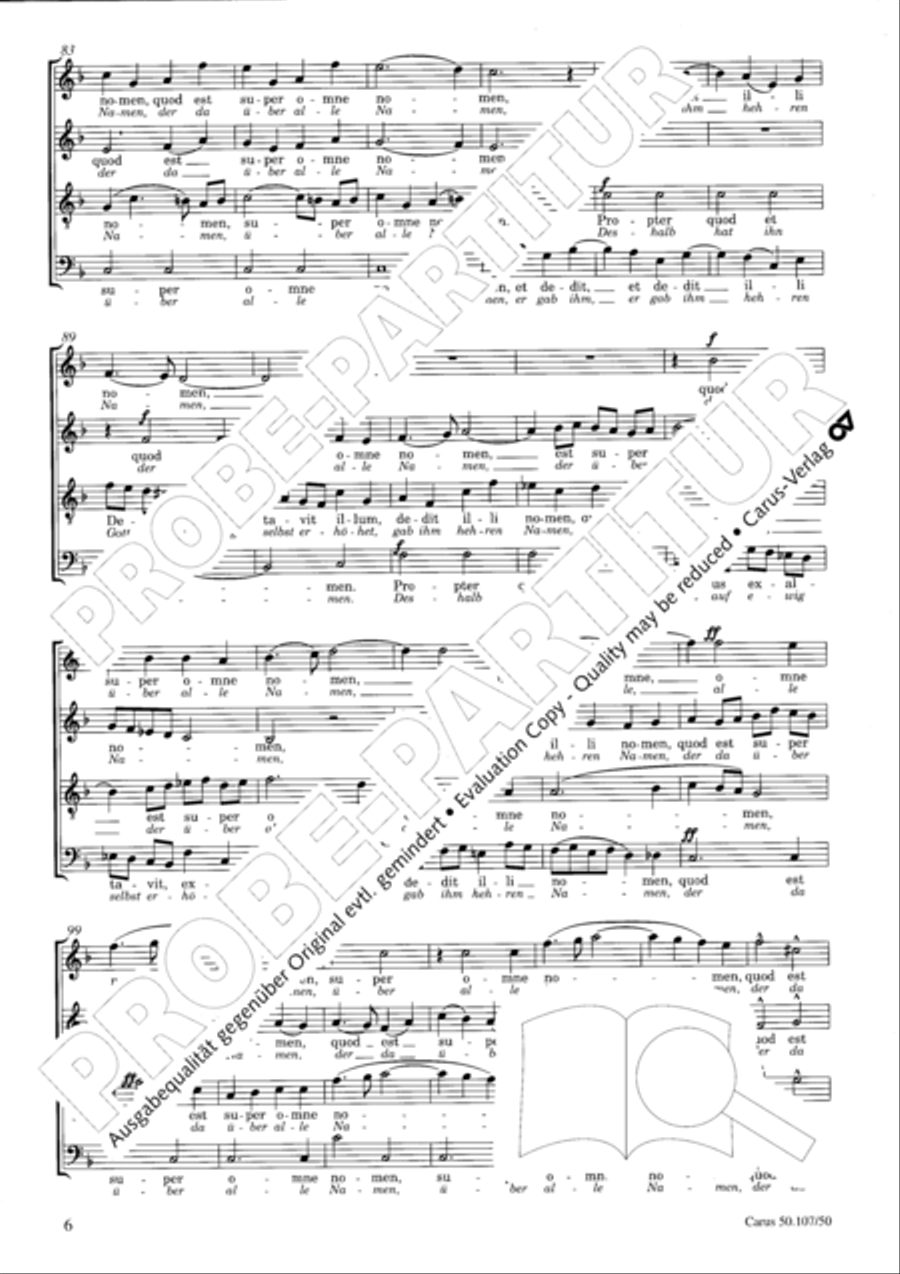 Christus factus est Christus factus est 4-Part scores gallery preview page 7
