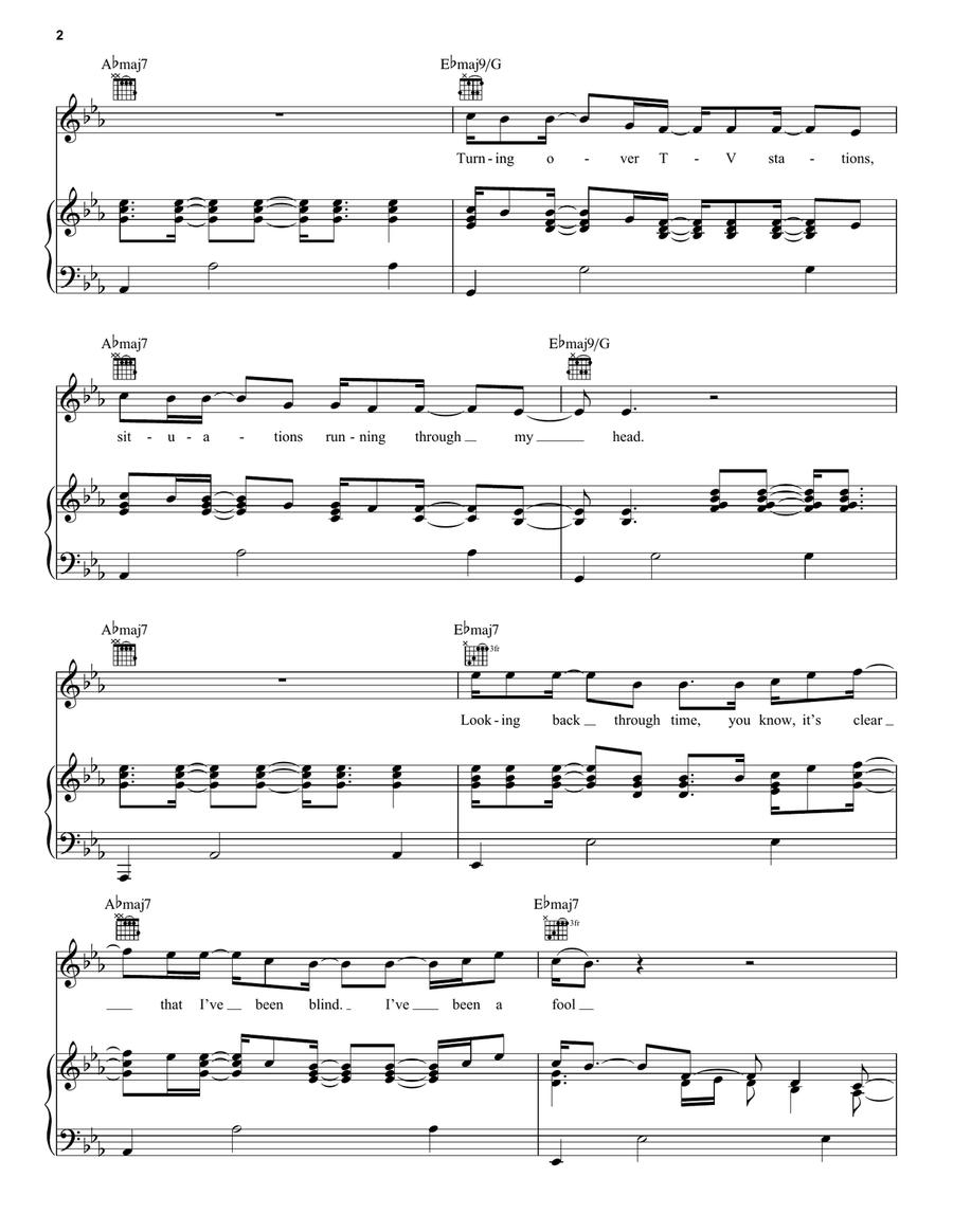 Babylon Piano, Vocal, Guitar scores gallery preview page 2