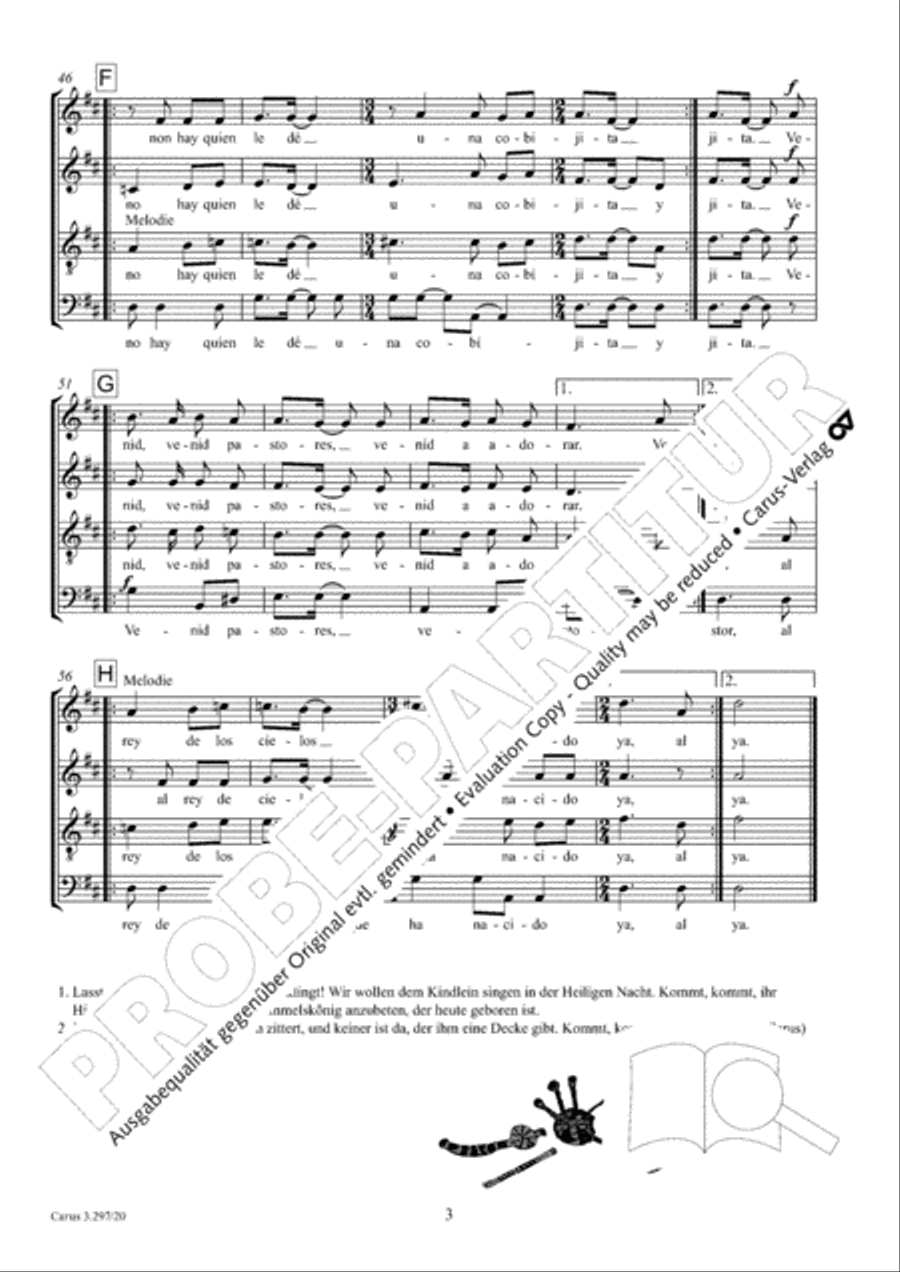 Corramos, corramos Corramos, corramos 4-Part scores gallery preview page 7
