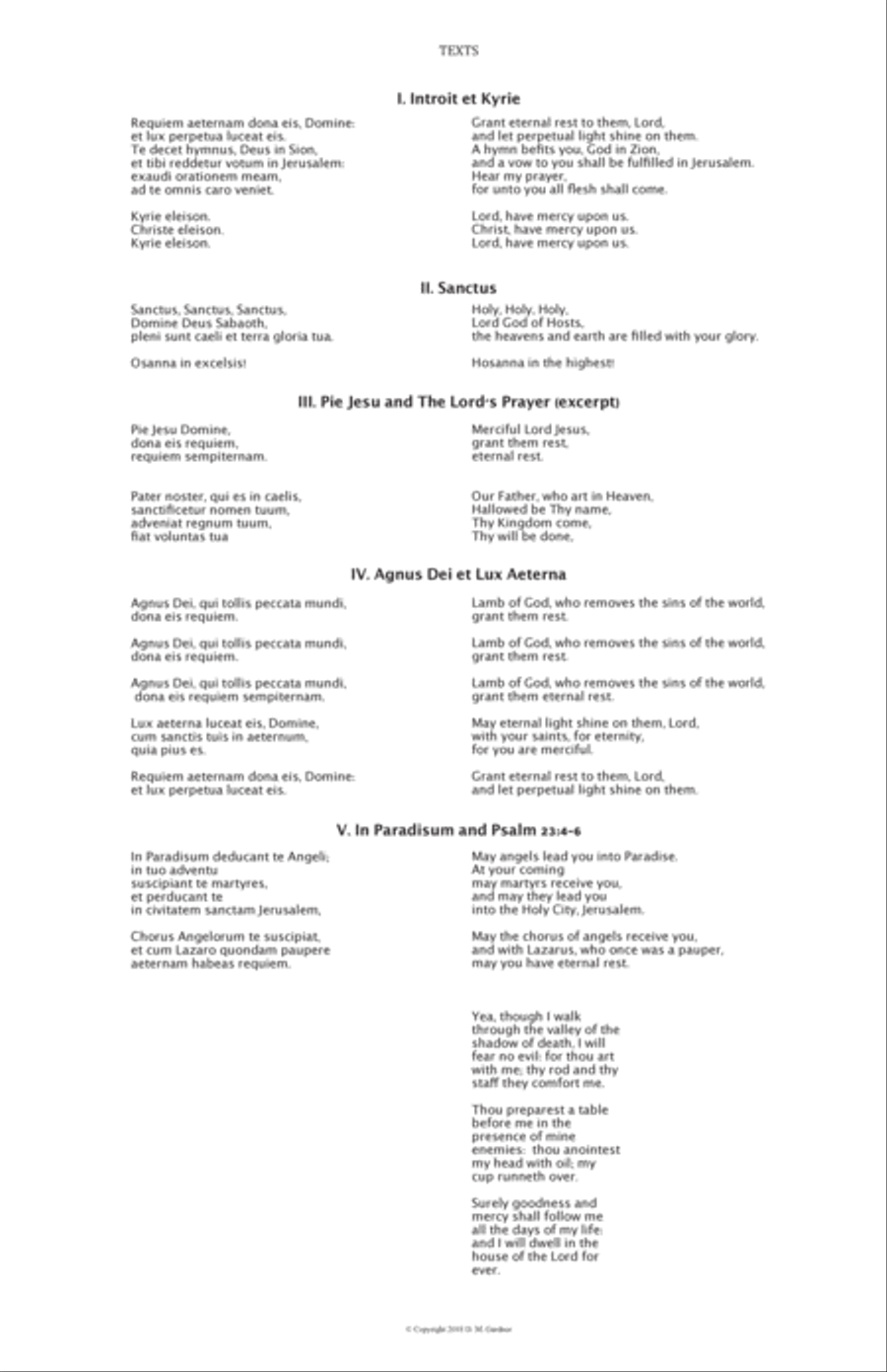 Requiem - The Promise of Eternity (FULL SCORE) 4-Part scores gallery preview page 4