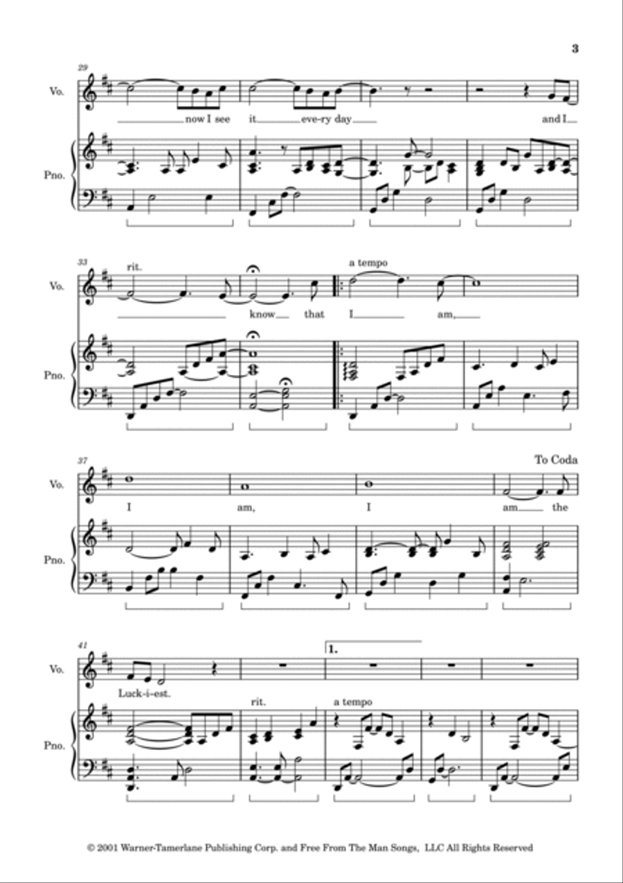 The Luckiest Voice scores gallery preview page 5
