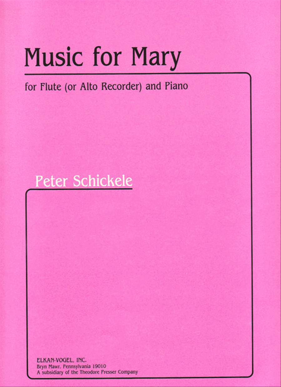 Music For Mary Chamber Music scores gallery preview page 1