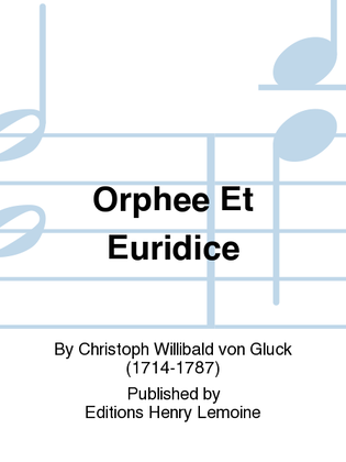 Book cover for Orphee et Euridice No. 12 J'ai perdu mon Eurydice