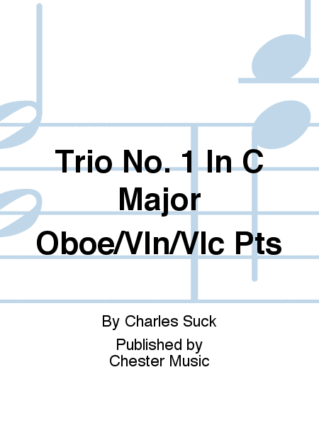 Trio No. 1 In C Major Oboe/Vln/Vlc Pts