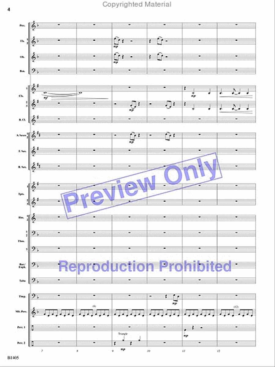 Reverberations Concert Band scores gallery preview page 3