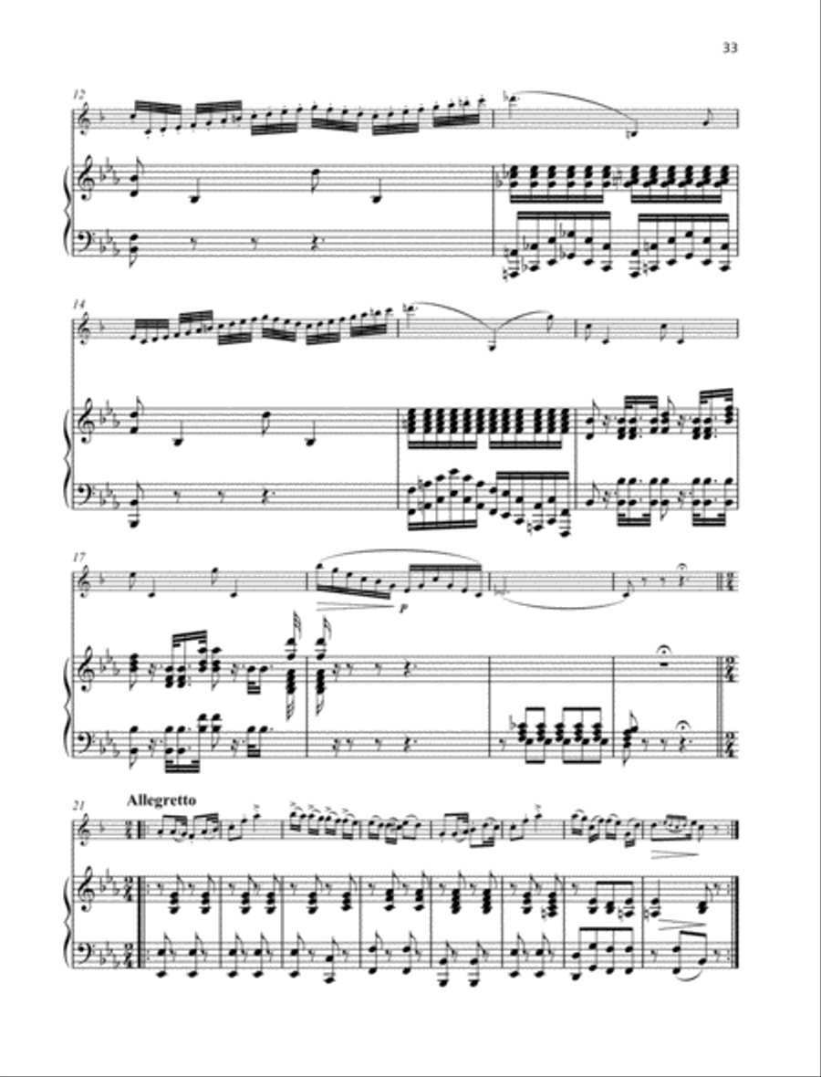 Fantaisie Clarinet Solo scores gallery preview page 3