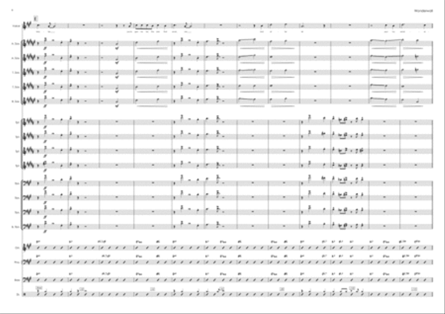 Wonderwall Wonderwall Jazz Ensemble scores gallery preview page 6