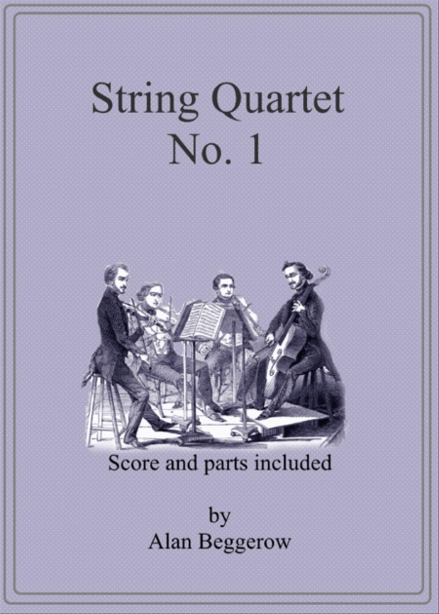 String Quartet No. 1 String Quartet scores gallery preview page 1