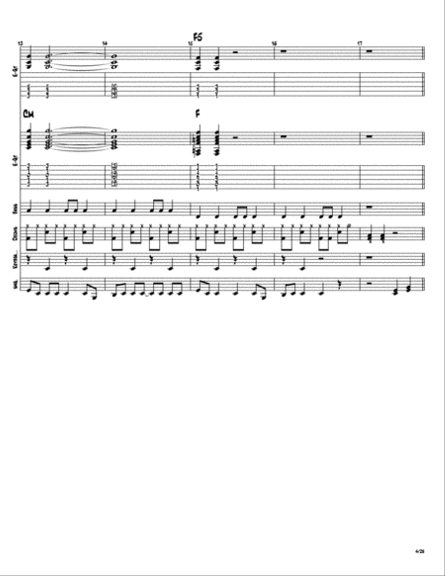 It's My Life Piano, Vocal, Guitar scores gallery preview page 4