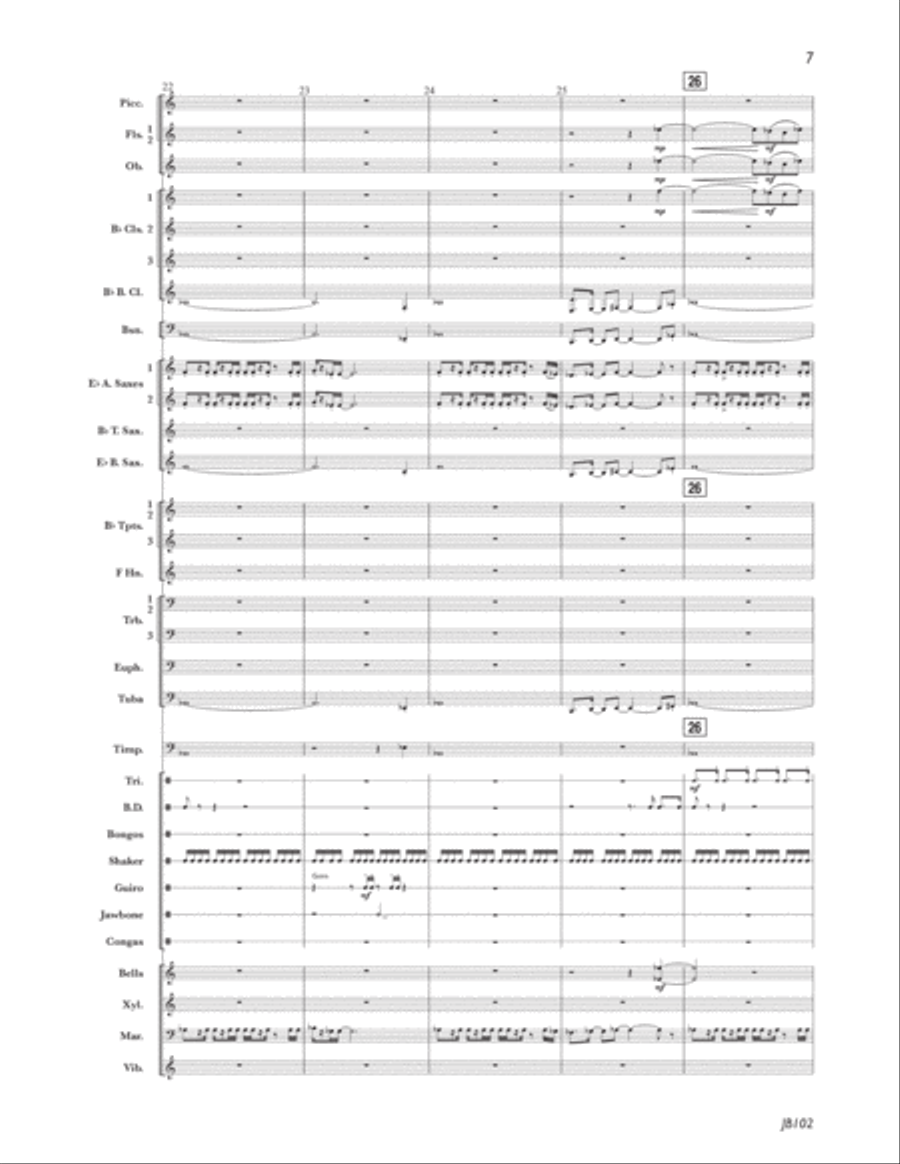 St. Croix Strut St. Croix Strut Concert Band scores gallery preview page 6