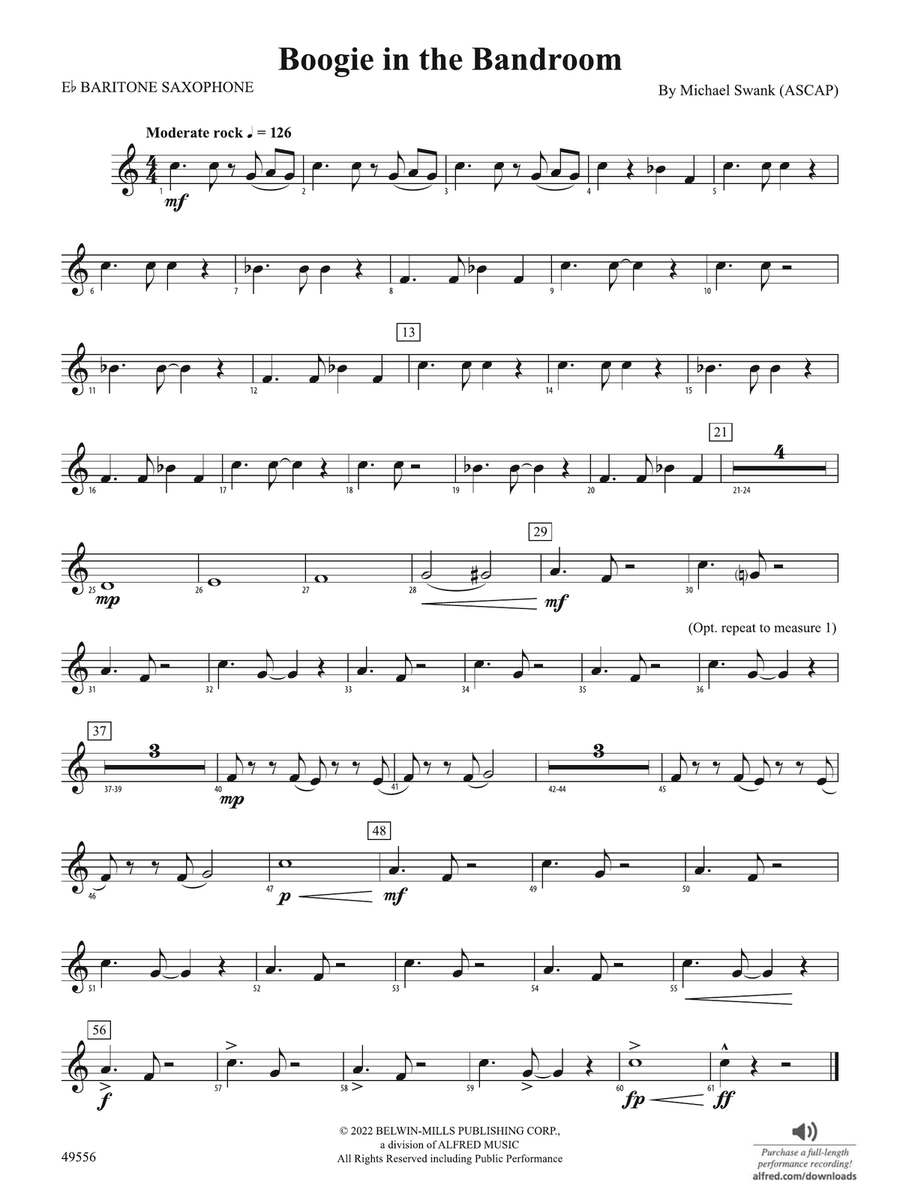 Boogie in the Bandroom: E-flat Baritone Saxophone