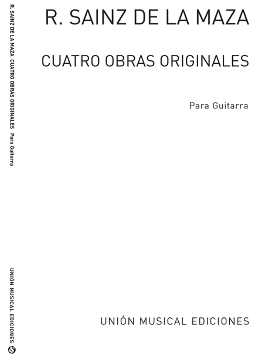 Cuatro Obras Originales Acoustic Guitar scores gallery preview page 1