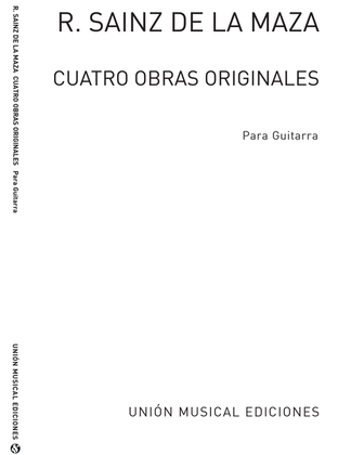 Book cover for Cuatro Obras Originales