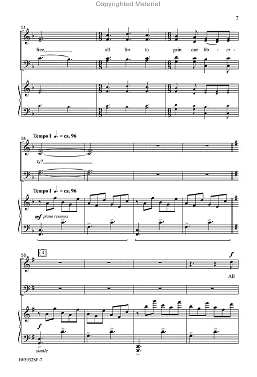 Christmas Joy! 4-Part scores gallery preview page 8