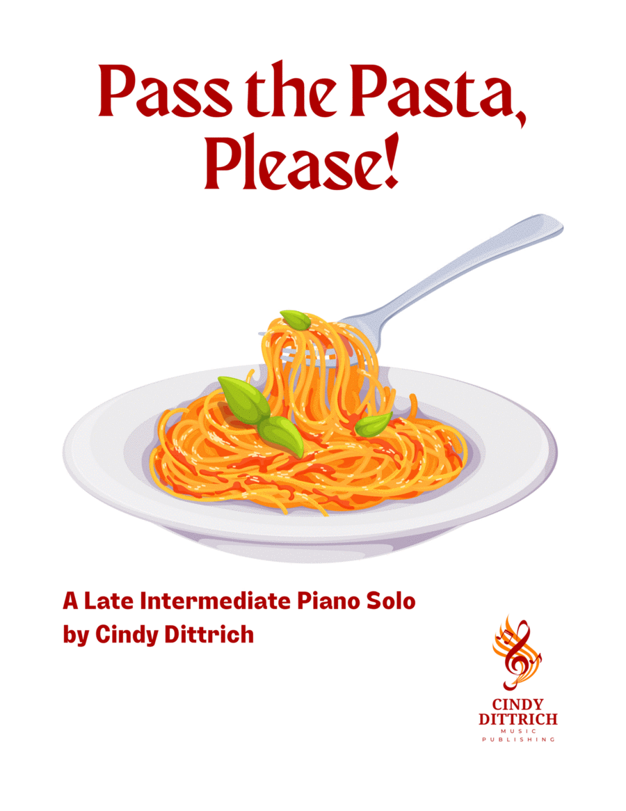 Pass the Pasta Please! Piano Solo scores gallery preview page 1