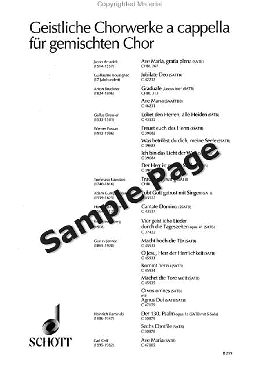 Franck Ein Kind/walther Gelbetmixed Chor Mixed Choir scores gallery preview page 9