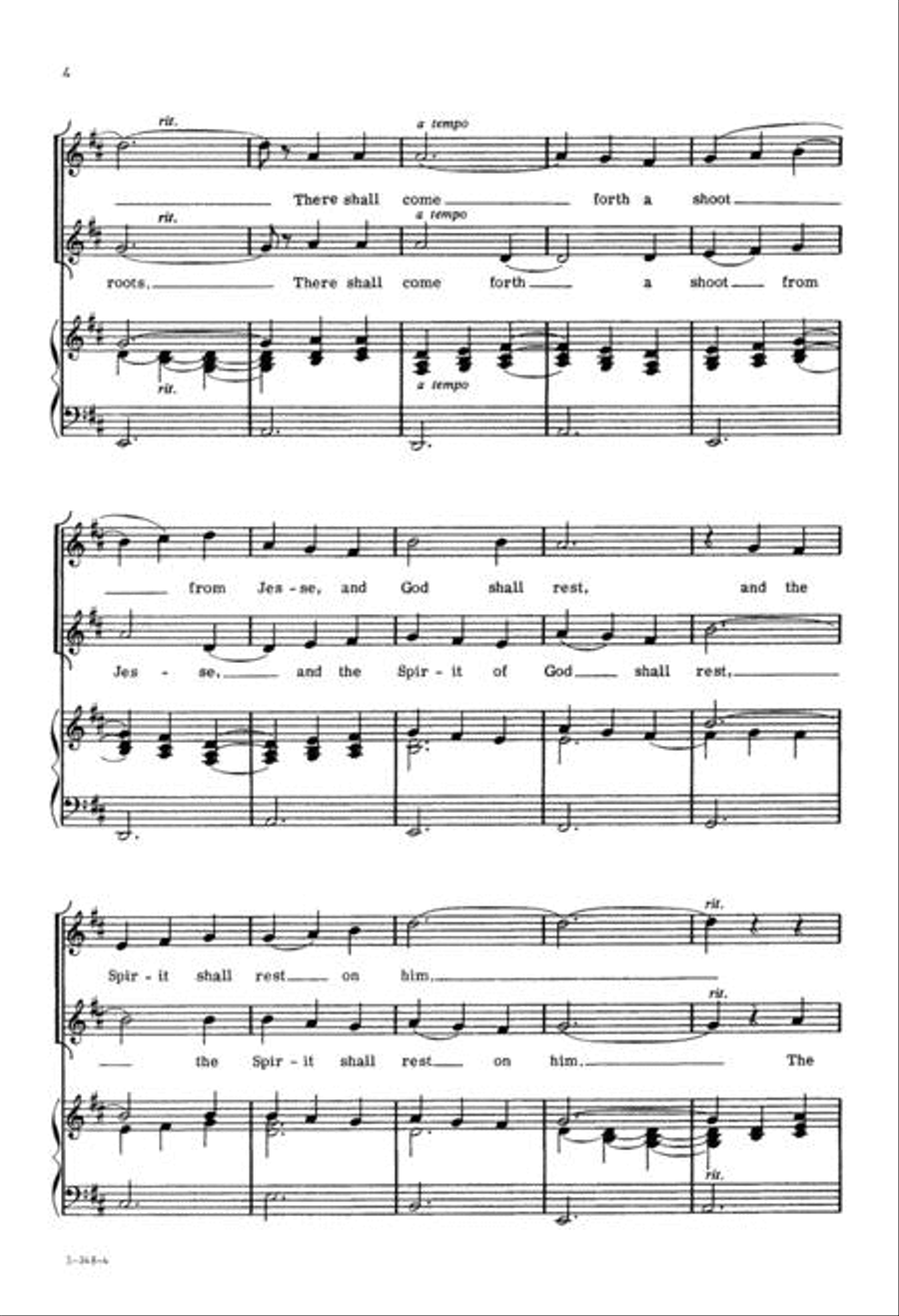 There Shall Come Forth a Shoot From Jesse 2-Part scores gallery preview page 4