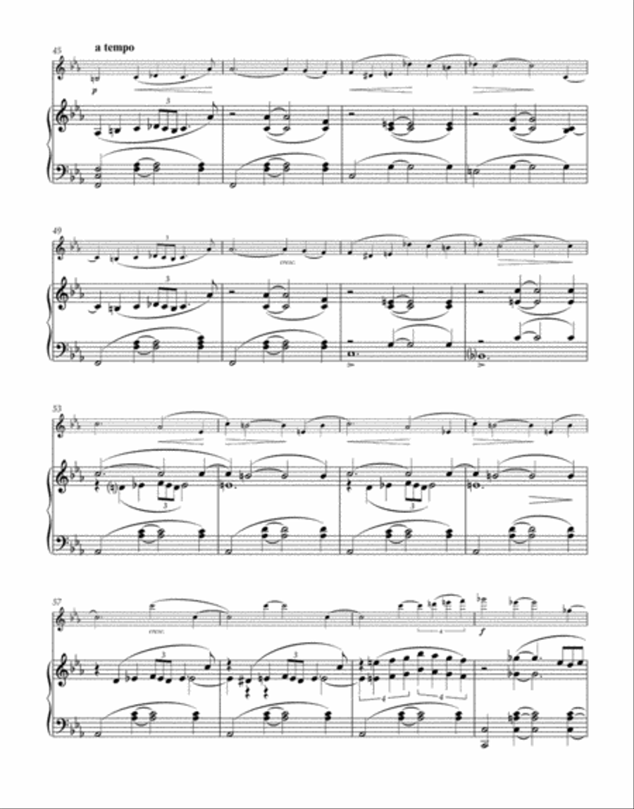 Works for Violin and Piano Violin Solo scores gallery preview page 3