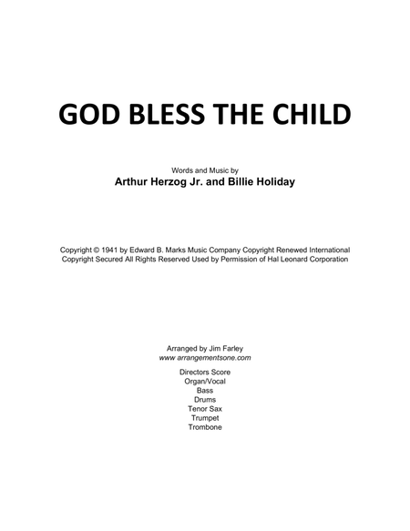 God Bless' The Child image number null