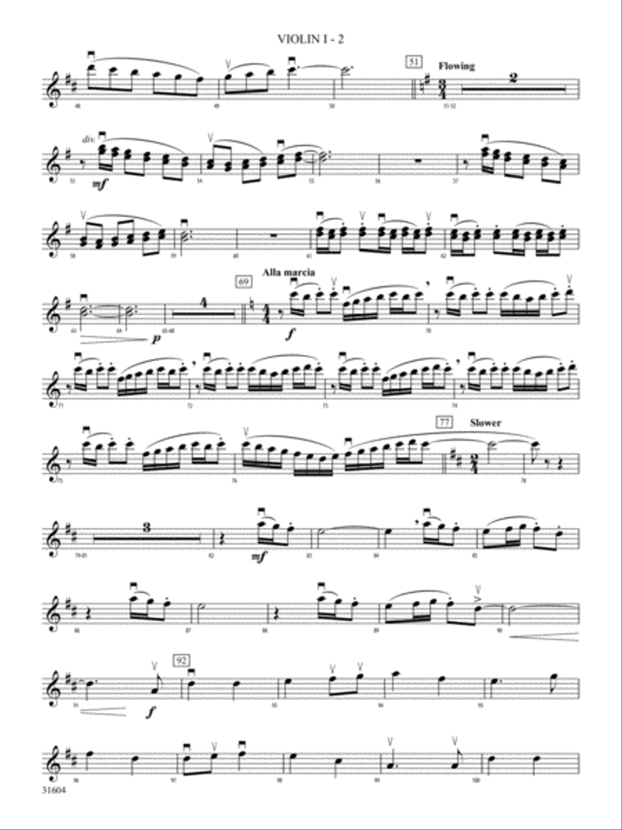 I Saw Three Ships: 1st Violin String Orchestra scores gallery preview page 2