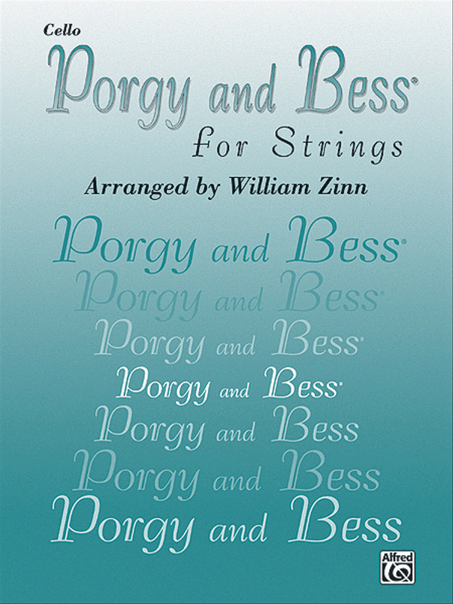 Porgy and Bess for Strings by George Gershwin String Orchestra - Sheet Music