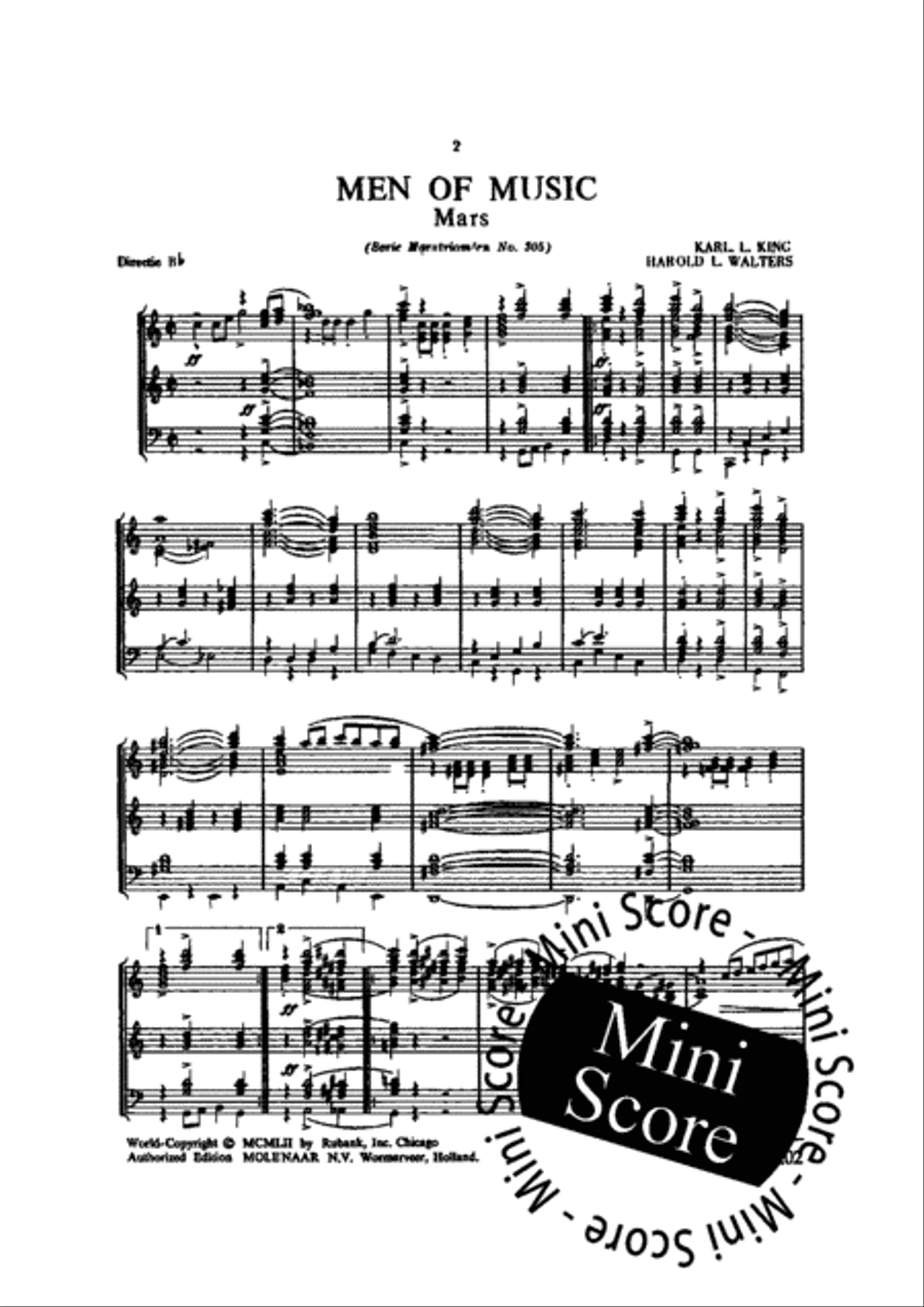 Men of Music Men of Music Concert Band scores gallery preview page 5