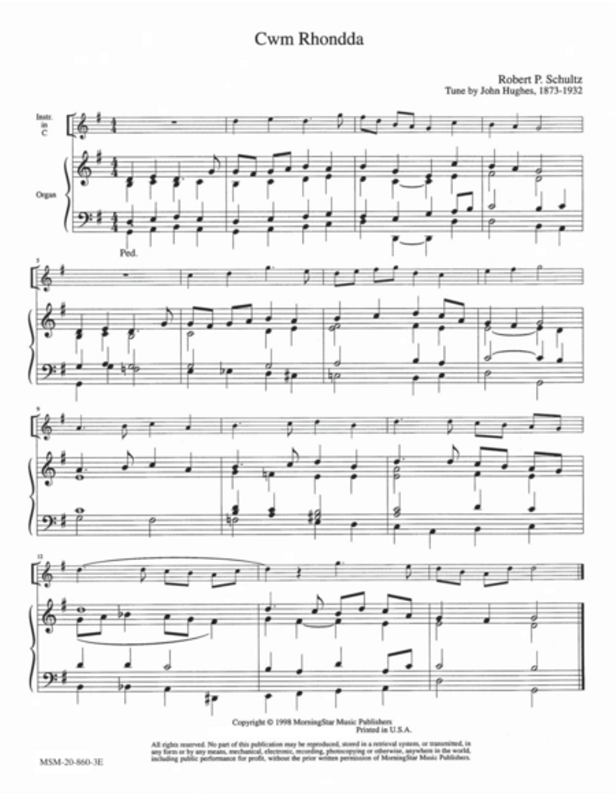 CWM Rhondda Organ scores gallery preview page 1
