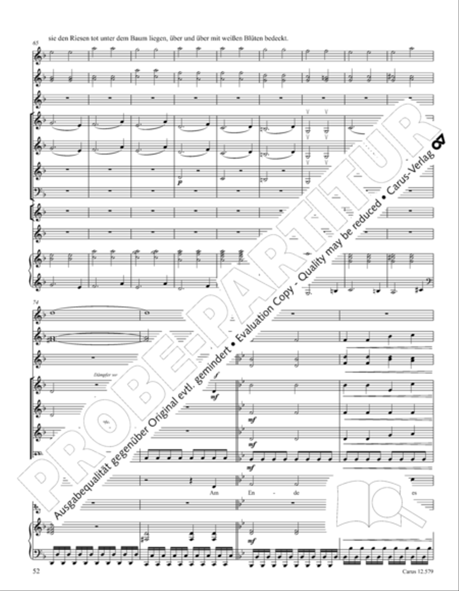 Der Garten des Riesen Der Garten des Riesen Children's Choir scores gallery preview page 57