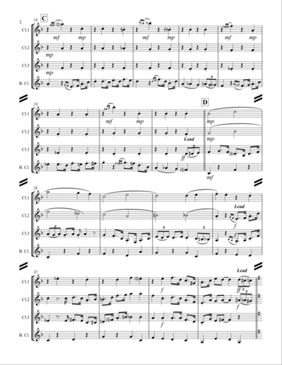 Bubbles In The Wine Woodwind Ensemble scores gallery preview page 3