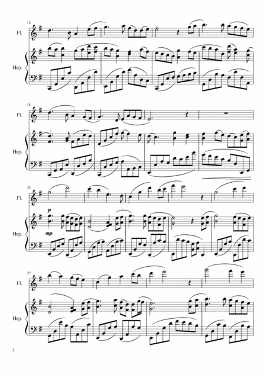 A Gaelic Blessing Flute scores gallery preview page 2