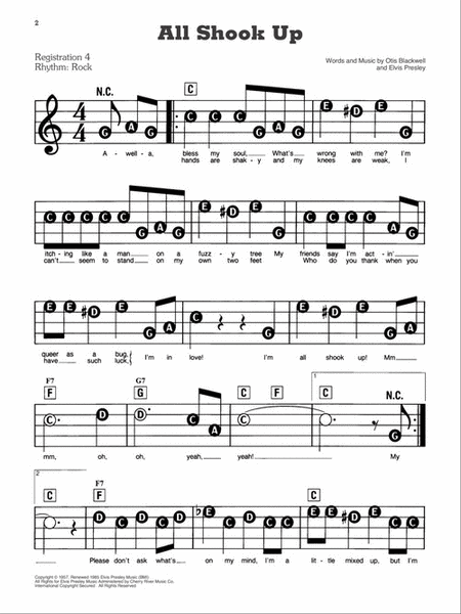 Elvis Presley Anthology Elvis Presley Anthology Voice scores gallery preview page 3