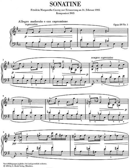Sonatinas Op. 89