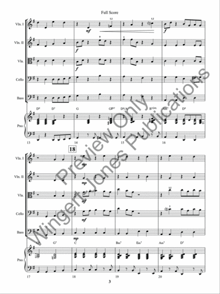 No Bow Blues No Bow Blues String Orchestra scores gallery preview page 6