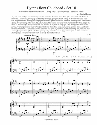 Hymns from Childhood - Set 10 (piano solo)