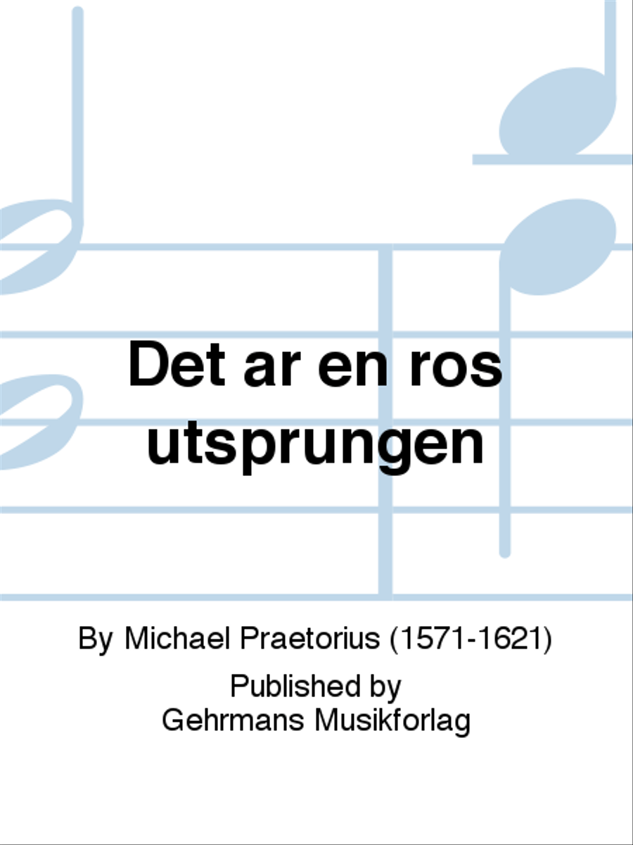 Det ar en ros utsprungen 4-Part scores gallery preview page 1