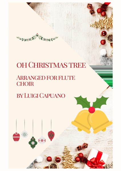 Oh Christmas tree (O Tannebaum) - Flute choir image number null