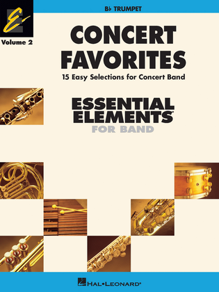 Book cover for Concert Favorites Vol. 2 – Trumpet