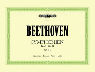 Beethoven - Symphonies Vol 2 Nos 6-9 Piano Duet